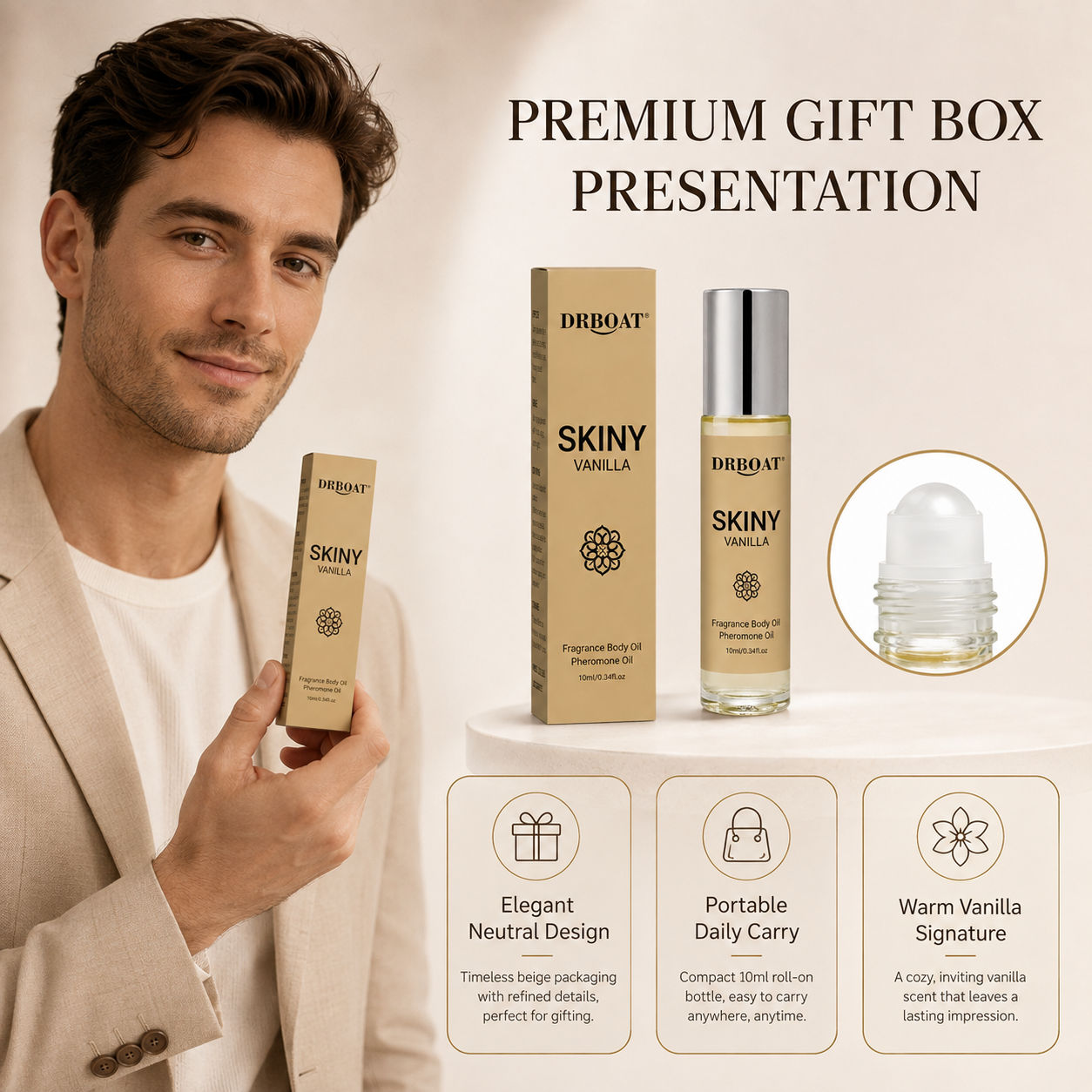 Óleo de fragrância roll-on par - Perfume Alcohol Fragrance avaliação e preço