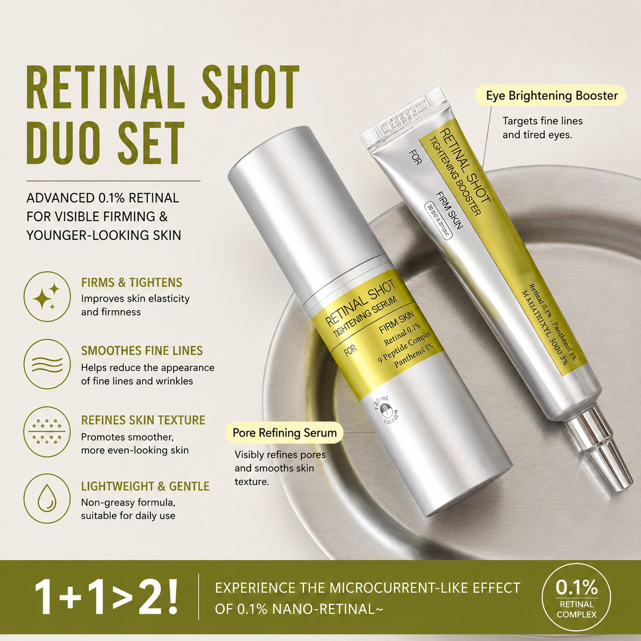 Creme para os olhos com efeito - The Ordinary Serum Hyaluronic Acid avaliação e preço